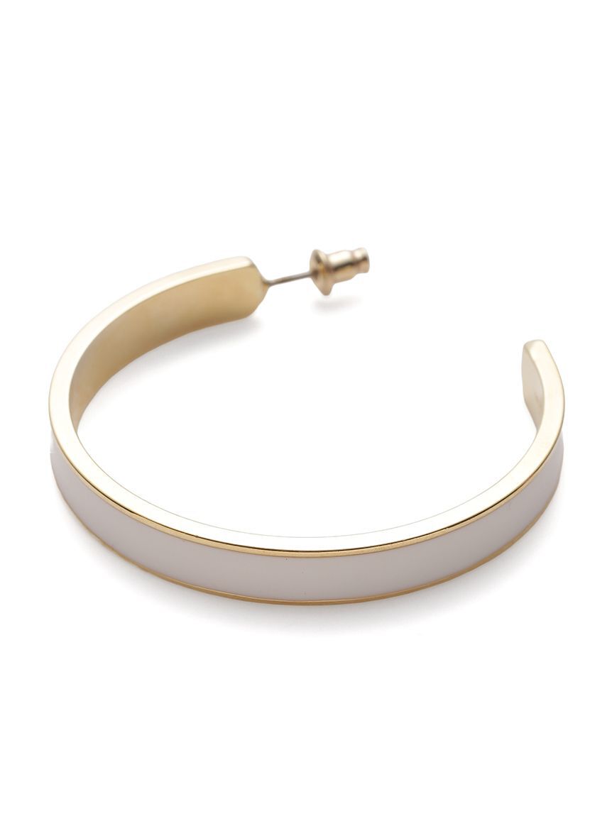 Mila Owen「メタルラインフープピアス」|ピアス|