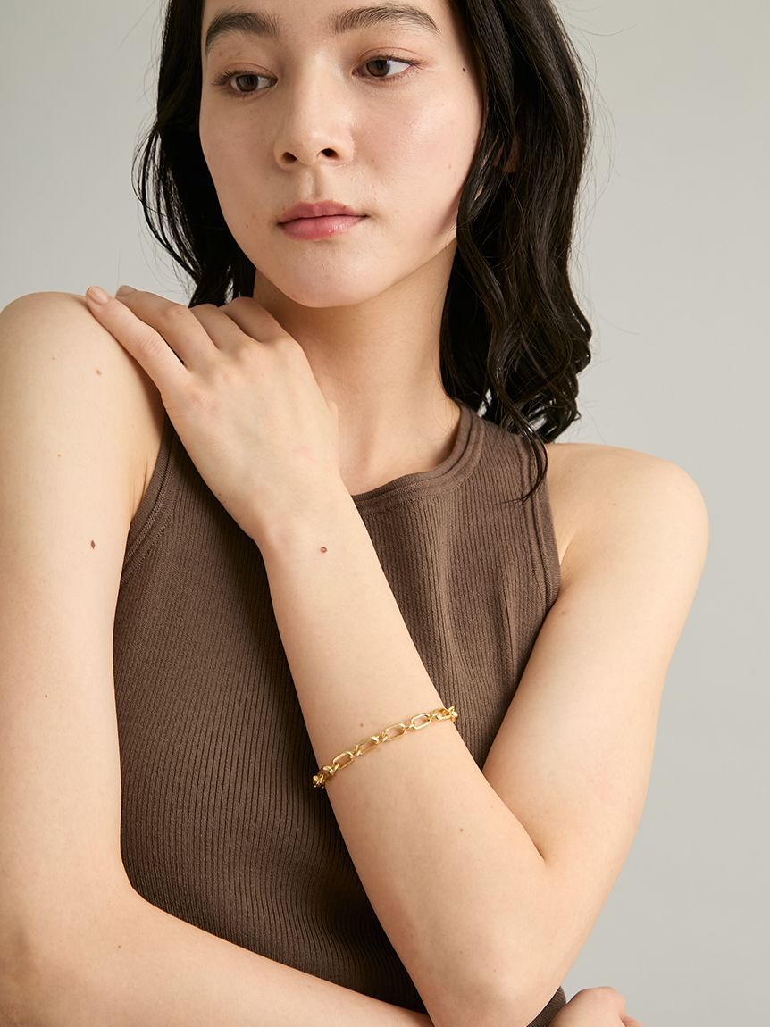 Mila Owen「【EVERYDAY PROOF JEWELRY 】マルチチェーンブレス」|ブレスレット・バングル|