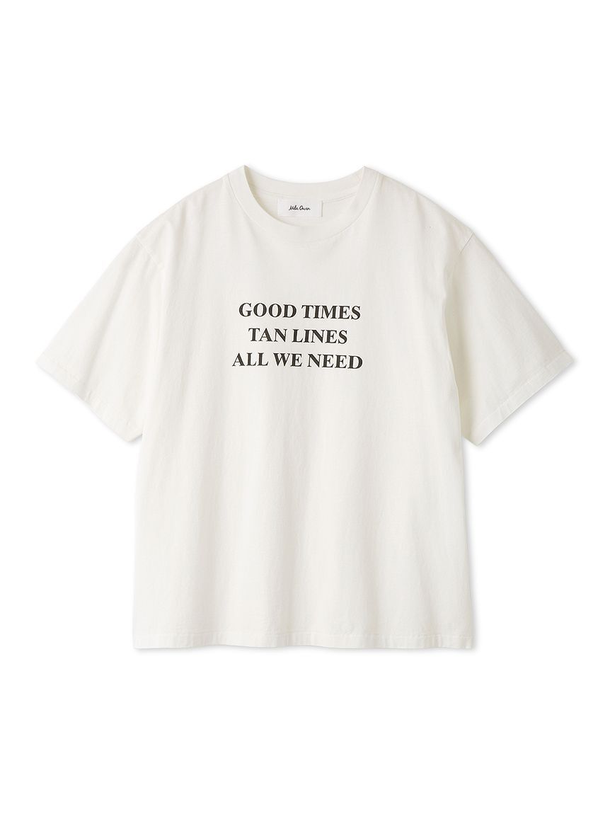 Mila Owen「ヴィンテージライクグラフィックＴシャツ」|Tシャツ・カットソー|WHT