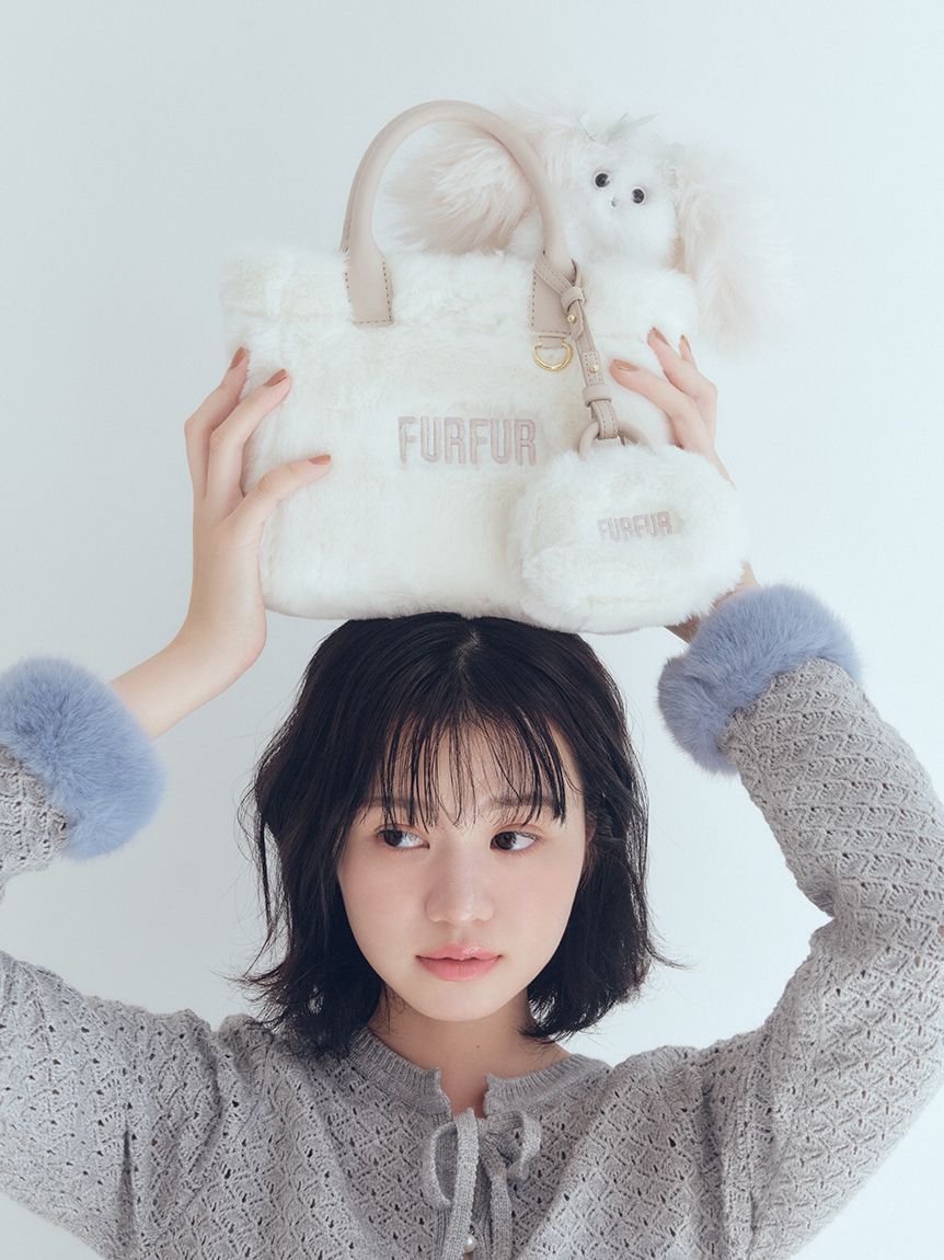 FURFUR「【限定カラー】エコファートートミニチャーム」|キーケース|