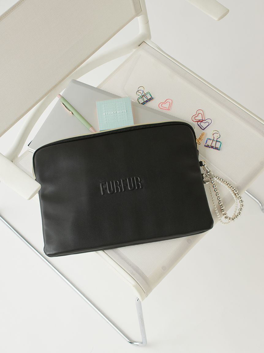 FURFUR「エンボスロゴPCケース」|その他|BLK