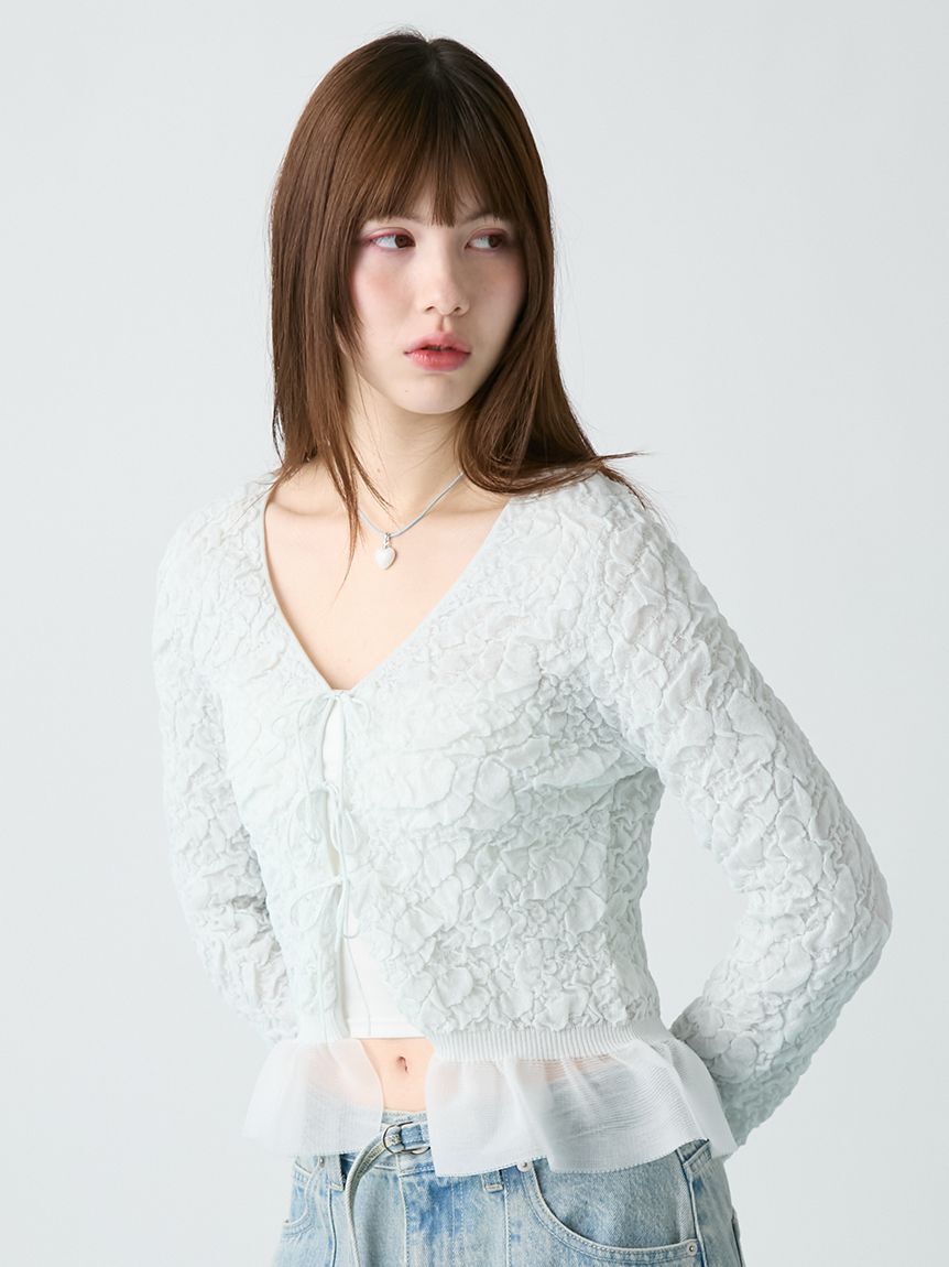 FURFUR「クリンクルシアーカーディガン」|カーディガン|MNT