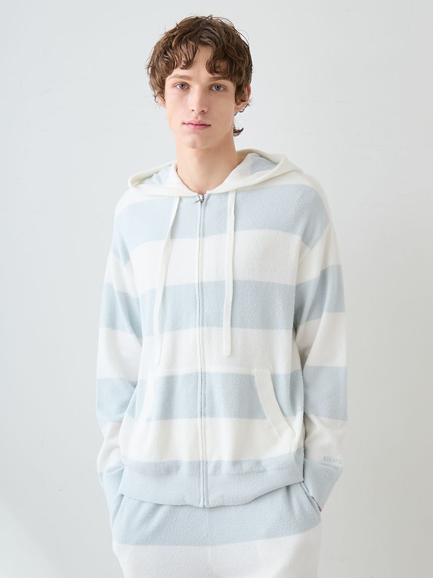 GELATO PIQUE HOMME「【HOMME】スムーズィー2ボーダーパーカ」|パーカー|
