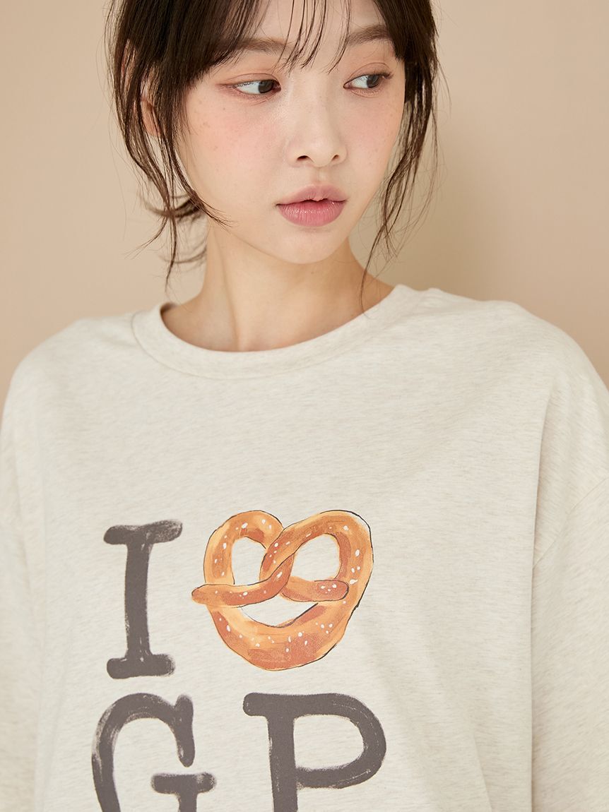 gelato pique「NYブランチワンポイントTシャツ」|ルームウェア|