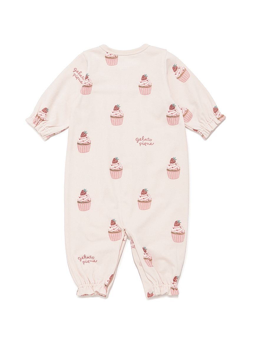 GELATO PIQUE KIDS & BABY「【BABY】新生児カップケーキ柄2WAYオール」|ロンパース|