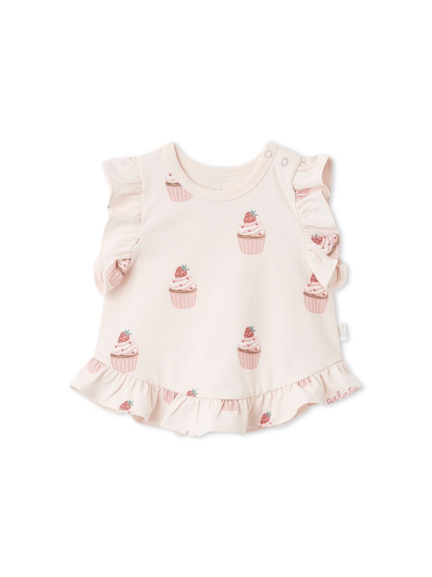 GELATO PIQUE KIDS & BABY「【BABY】カップケーキ柄Tシャツ」|その他ベビーウェア|