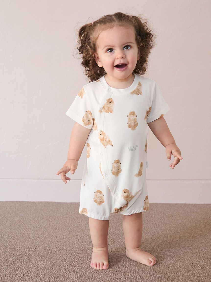 GELATO PIQUE KIDS & BABY「【BABY】ドッグ柄ロンパース」|ロンパース|CRM