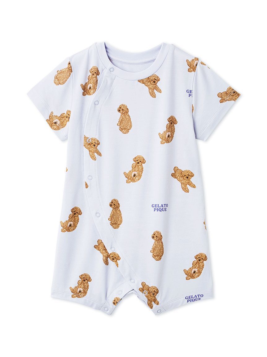 GELATO PIQUE KIDS & BABY「【BABY】ドッグ柄ロンパース」|ロンパース|
