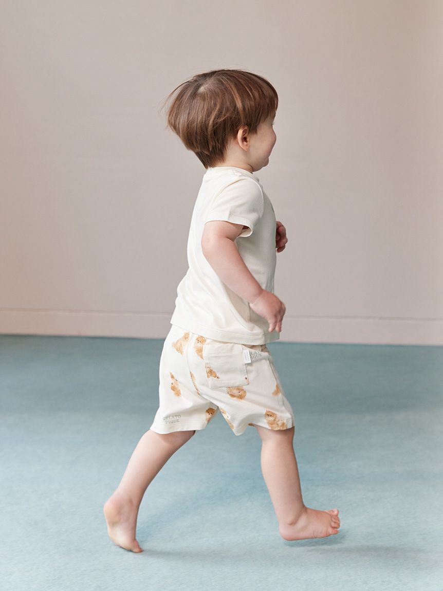 GELATO PIQUE KIDS & BABY「【BABY】ドッグ柄ショートパンツ」|その他ベビーウェア|