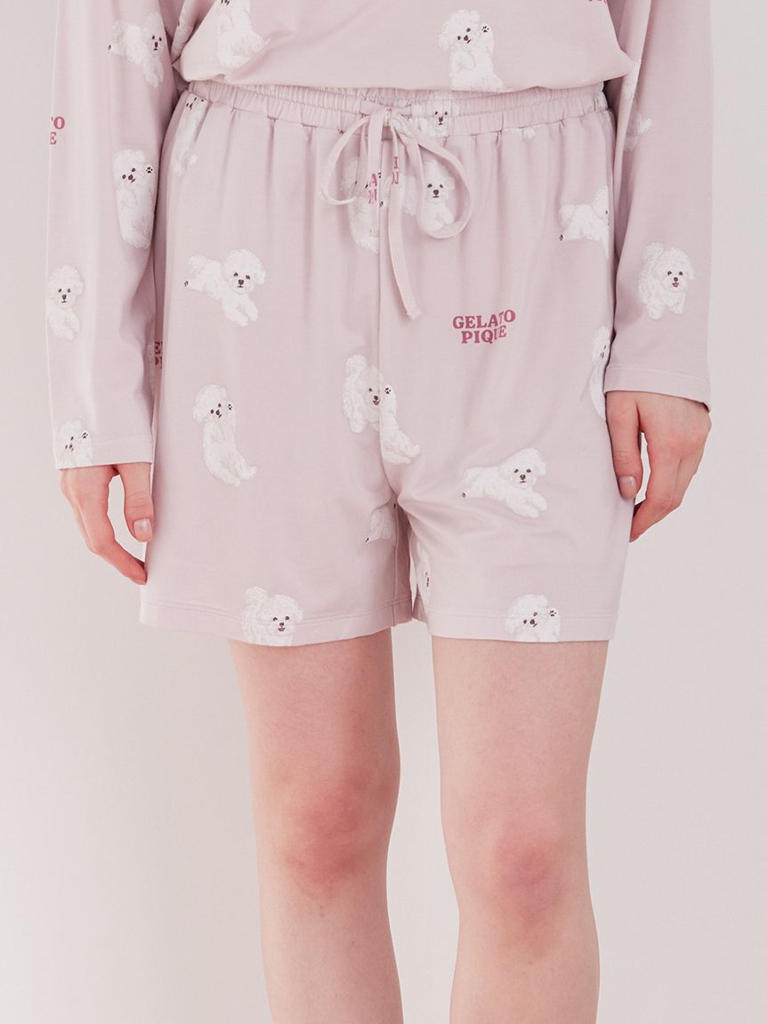 gelato pique「ドッグ柄ショートパンツ」|ルームウェア|