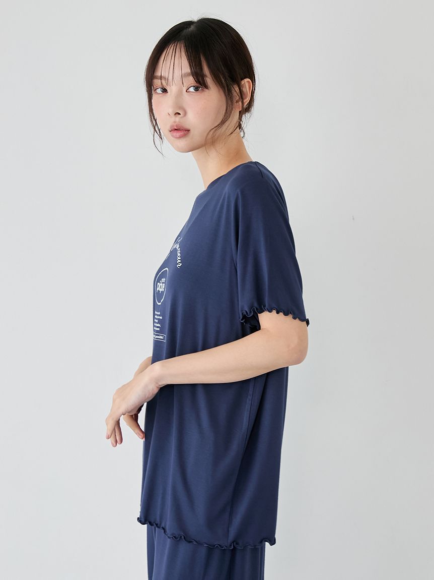 gelato pique「レーヨンロゴメローTシャツ」|ルームウェア|
