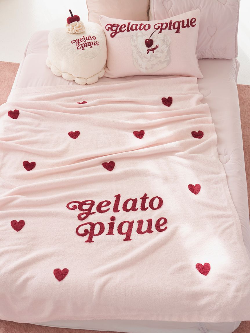 gelato pique Sleep「【Sleep】ハートロゴジャガード マルチカバー」|その他|