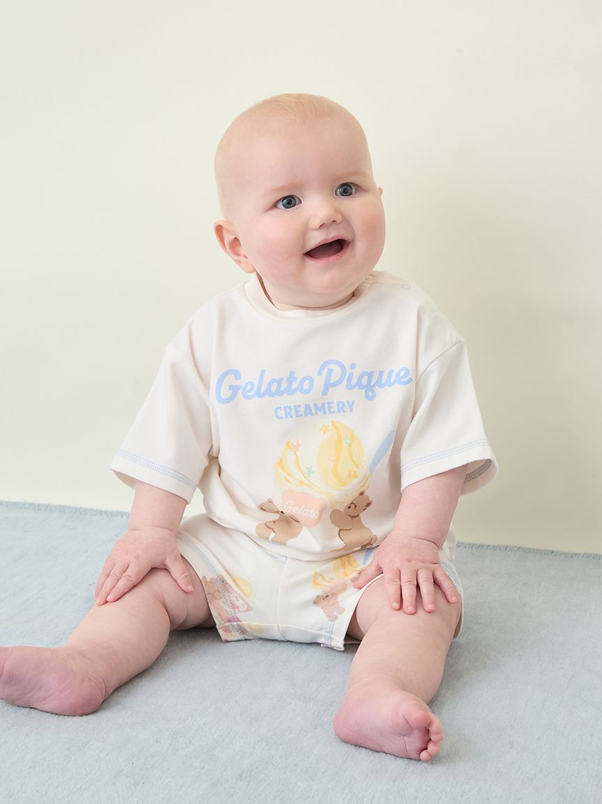 GELATO PIQUE KIDS & BABY「【BABY】【接触冷感】アイスクリームベア柄ショートパンツ」|その他ベビーウェア|