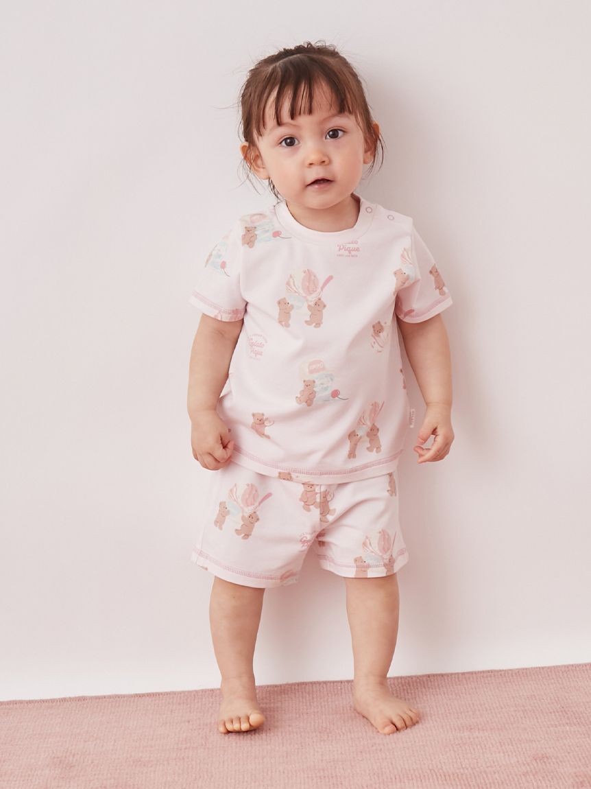 GELATO PIQUE KIDS & BABY「【BABY】【接触冷感】アイスクリームベア柄ショートパンツ」|その他ベビーウェア|PNK