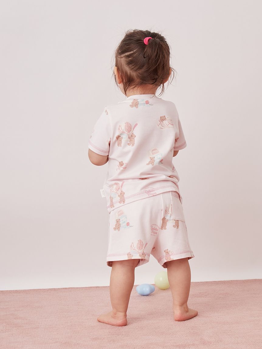 GELATO PIQUE KIDS & BABY「【BABY】【接触冷感】アイスクリームベア柄Tシャツ」|その他ベビーウェア|