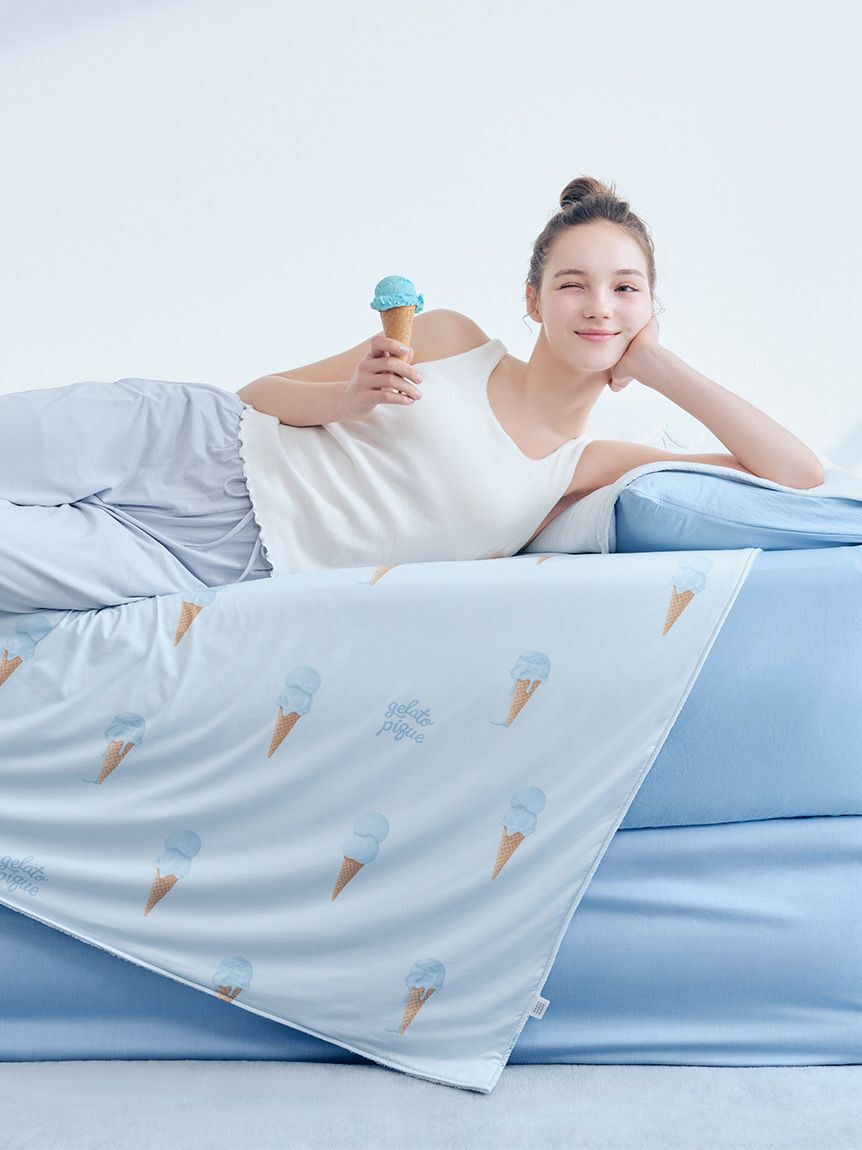 gelato pique Sleep「【Sleep】【接触冷感】【抗菌防臭】アイス柄   リバーシブルケット」|その他|BLU