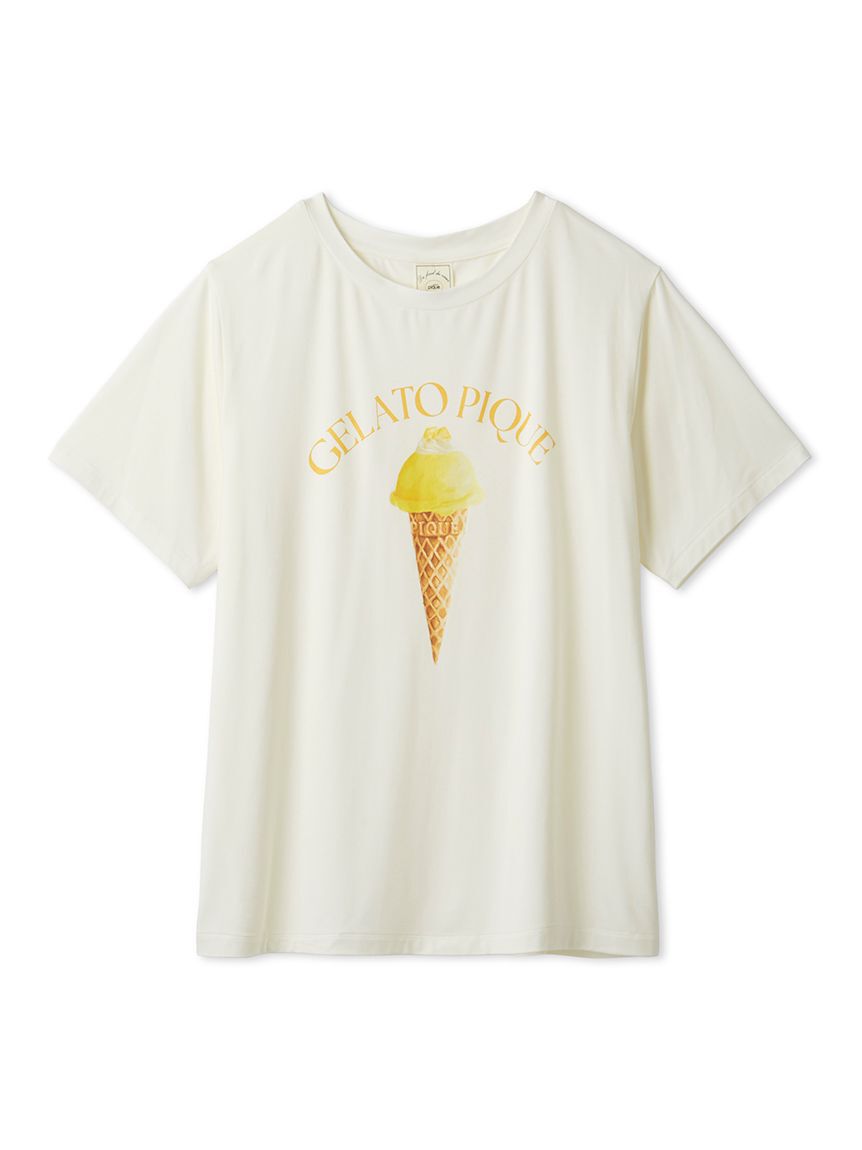 gelato pique「【接触冷感】ソルベワンポイントTシャツ」|ルームウェア|