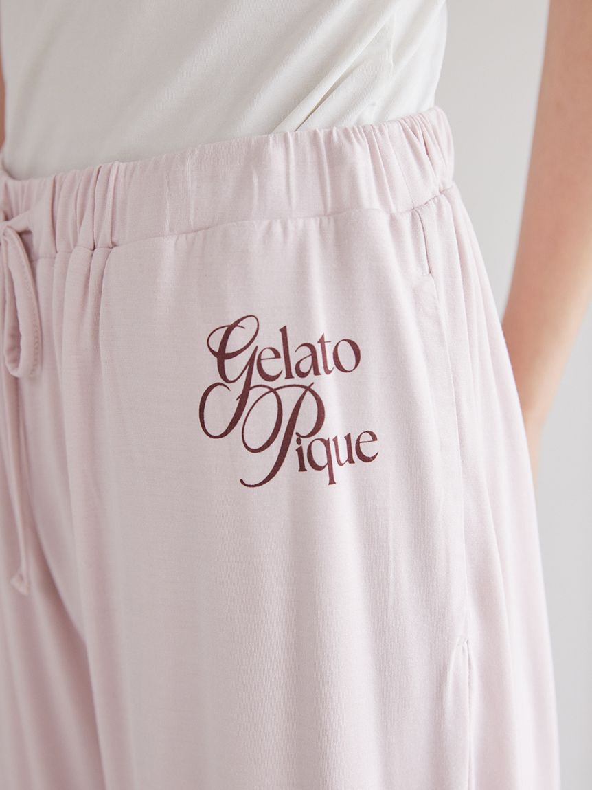 gelato pique「【IFMC.】レーヨンロゴ7分丈パンツ」|ルームウェア|