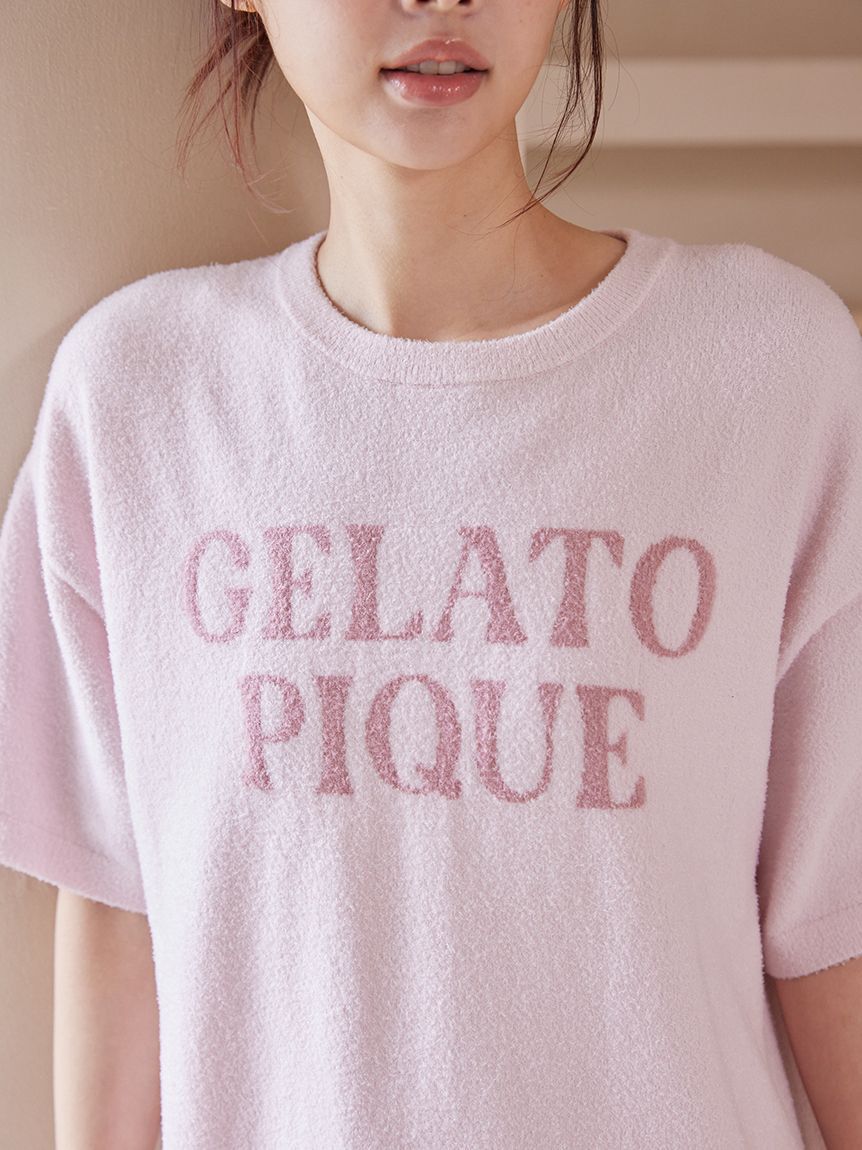gelato pique「スムーズィーロゴジャガードプルオーバー&ショートパンツセット」|ルームウェア|
