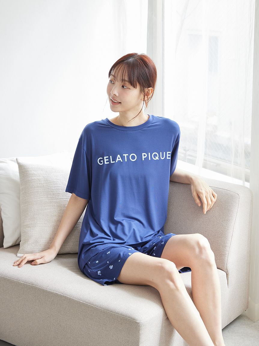 gelato pique「【接触冷感】モチーフ4柄Tシャツ」|ルームウェア|