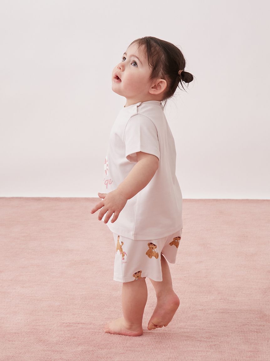 GELATO PIQUE KIDS & BABY「【BABY】【接触冷感】サマーベアワンポイントTシャツ」|その他ベビーウェア|