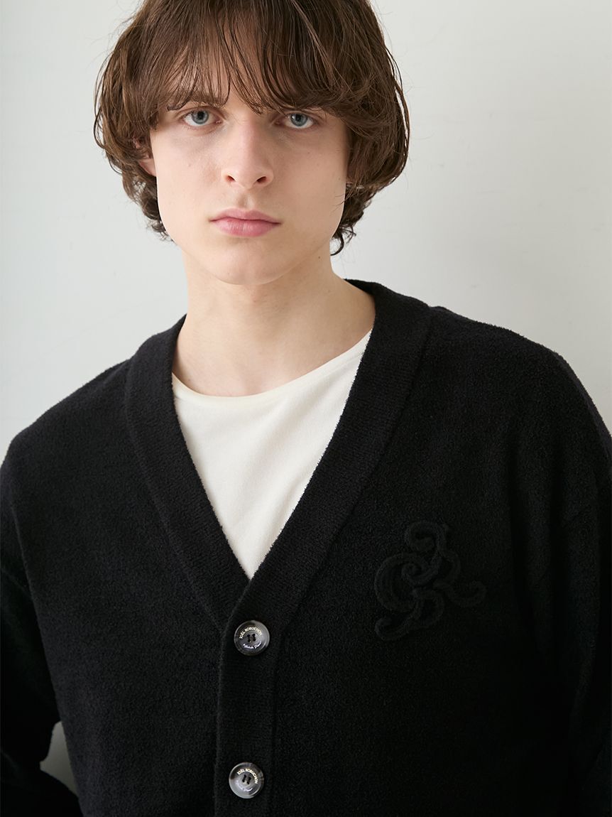 GELATO PIQUE HOMME「【JOEL ROBUCHON】【HOMME】【接触冷感】スムーズィーliteクールワンポイント刺繍カーディガン」|カーディガン|