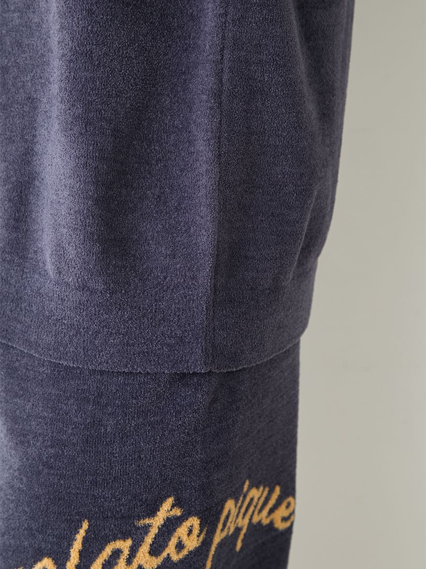 GELATO PIQUE HOMME「【ONLINE限定】【HOMME】 サマーベアジャガードプルオーバー&ロゴジャガードハーフパンツセット」|ルームウェア|