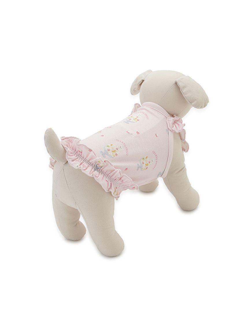  GELATO PIQUE CAT&DOG「【CAT&DOG】【接触冷感】シロクマひんやりスイーツ柄 Coolingフリルプルオーバー」|その他|
