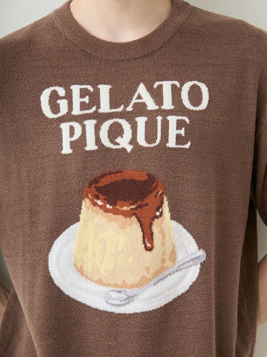 GELATO PIQUE HOMME「【ONLINE限定】【HOMME】スムーズィープリンジャガードプルオーバー&ハーフパンツセット」|ルームウェア|