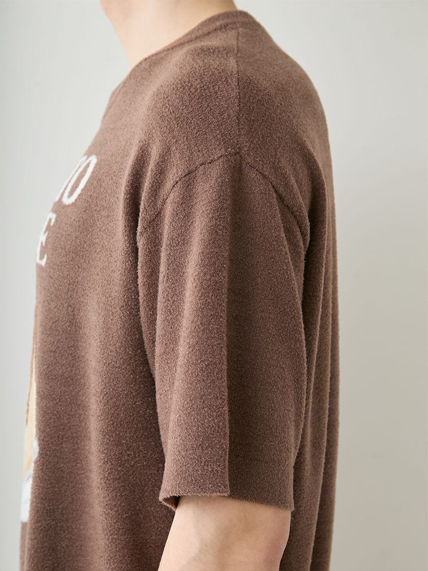 GELATO PIQUE HOMME「【ONLINE限定】【HOMME】スムーズィープリンジャガードプルオーバー&ハーフパンツセット」|ルームウェア|