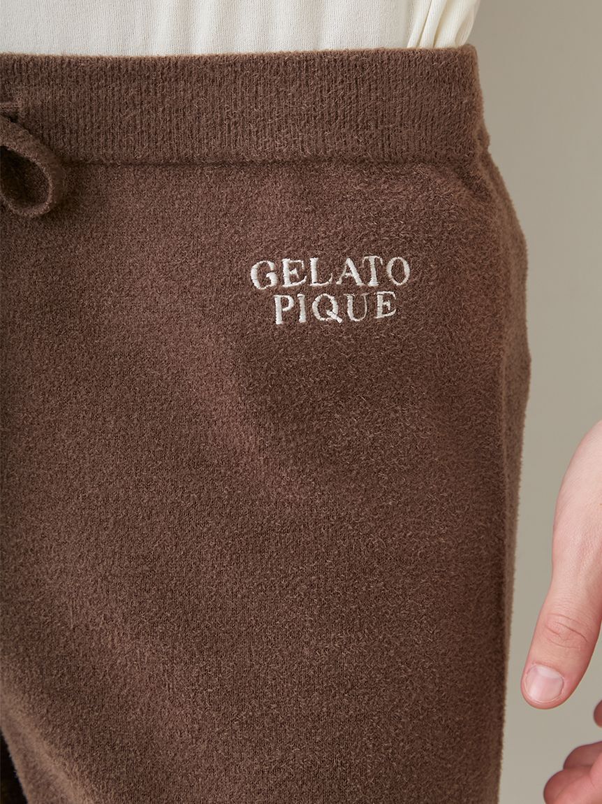 GELATO PIQUE HOMME「【ONLINE限定】【HOMME】スムーズィープリンジャガードプルオーバー&ハーフパンツセット」|ルームウェア|