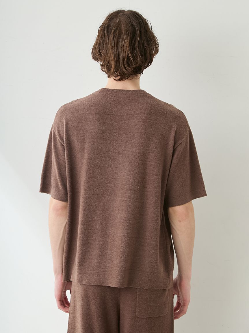 GELATO PIQUE HOMME「【ONLINE限定】【HOMME】スムーズィープリンジャガードプルオーバー&ハーフパンツセット」|ルームウェア|