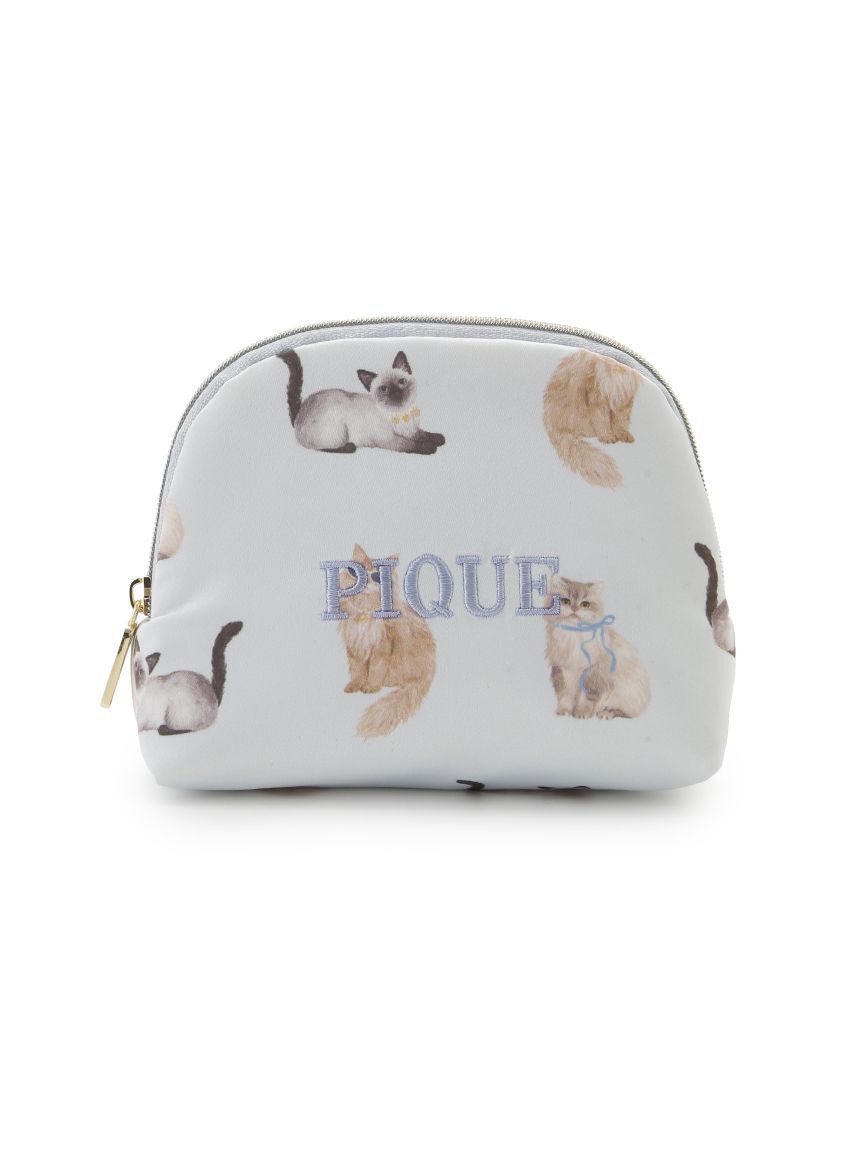 gelato pique「ファッションCATS&DOGSティッシュポーチ」|ポーチ|BLU
