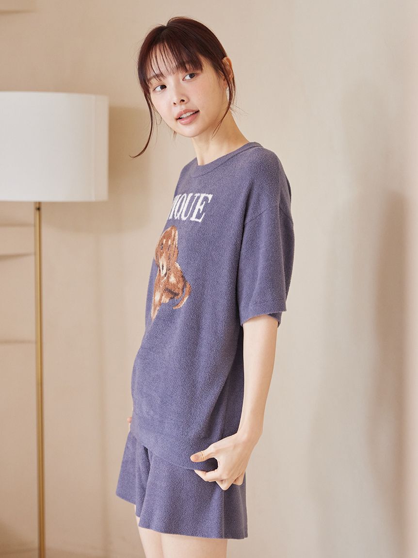 gelato pique「ファッションCATS&DOGSジャガードプルオーバー」|ルームウェア|