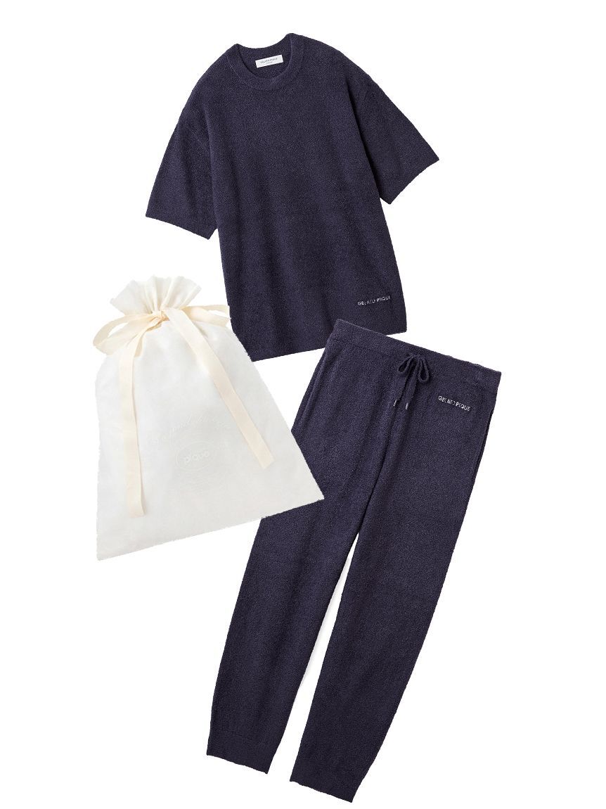 GELATO PIQUE HOMME「【ラッピング済み】【IFMC.】【HOMME】スムーズィープルオーバー&ロングパンツSET」|ルームウェア|