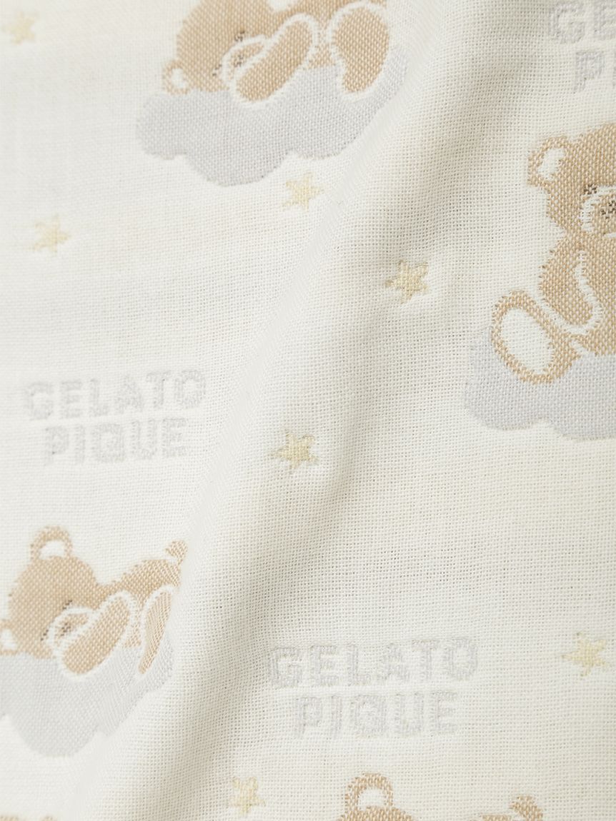 GELATO PIQUE KIDS & BABY「【BABY】ドリーミーベア柄６重ガーゼケット」|ブランケット|