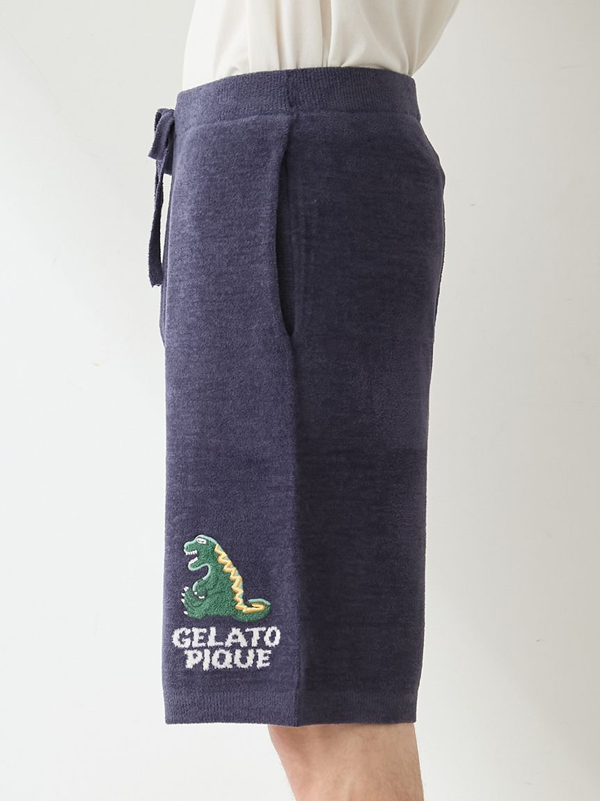 GELATO PIQUE HOMME「【HOMME】エアリーモコスリーピングダイナソージャガードハーフパンツ」|その他|