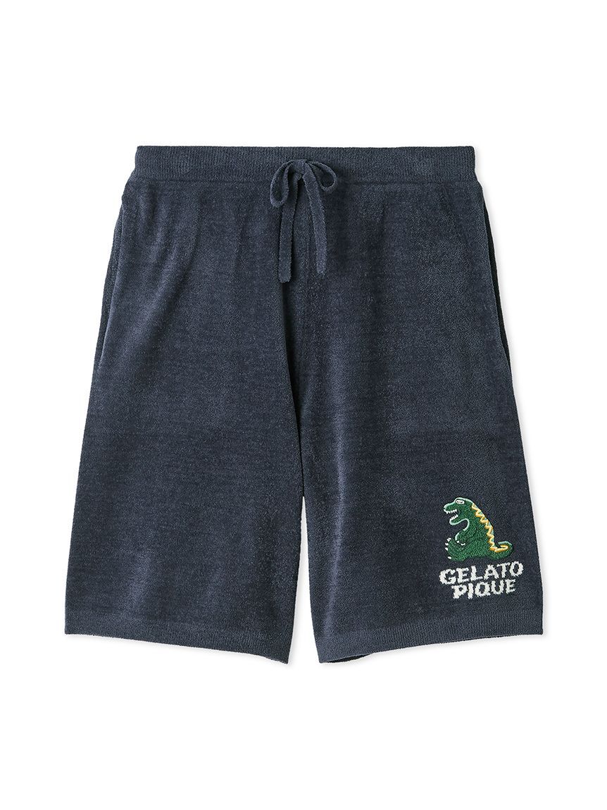 GELATO PIQUE HOMME「【HOMME】エアリーモコスリーピングダイナソージャガードハーフパンツ」|その他|NVY