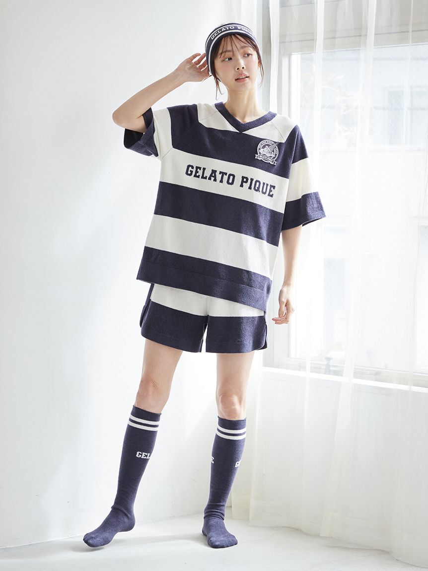 gelato pique「エアリーモコスポーティジャガードソックス」|その他|