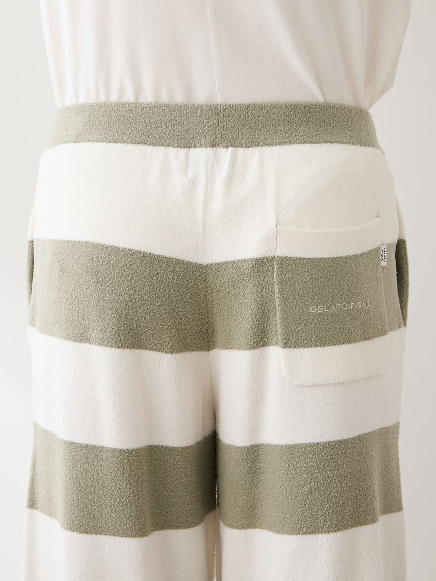 GELATO PIQUE HOMME「【HOMME】【接触冷感】【UVカット】スムーズィーliteクール2ボーダーハーフパンツ」|その他|