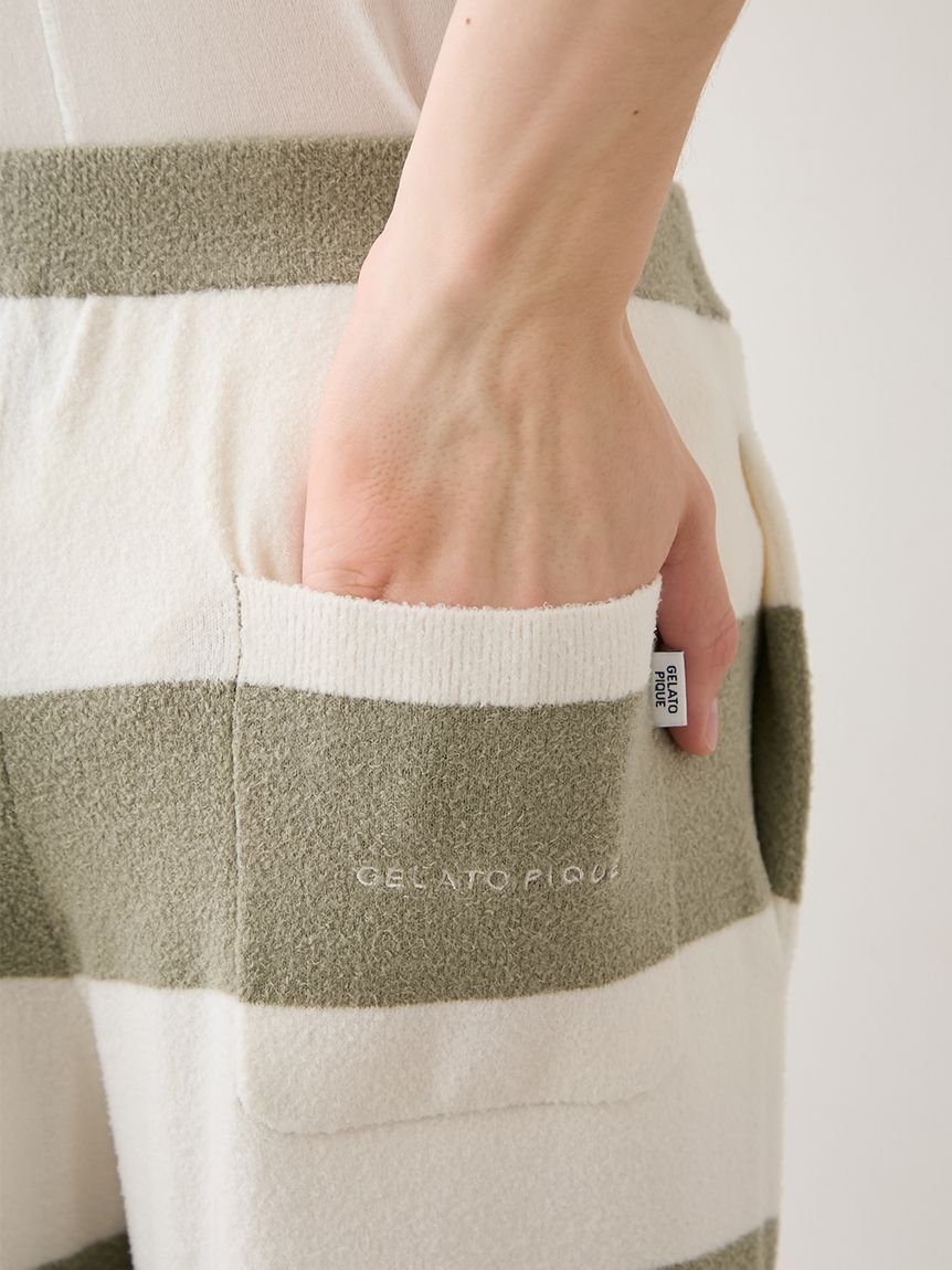 GELATO PIQUE HOMME「【HOMME】【接触冷感】【UVカット】スムーズィーliteクール2ボーダーハーフパンツ」|その他|