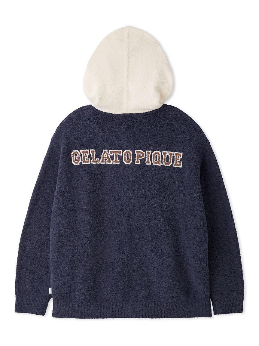GELATO PIQUE HOMME「【HOMME】エアリーモコカレッジパーカ」|カーディガン|