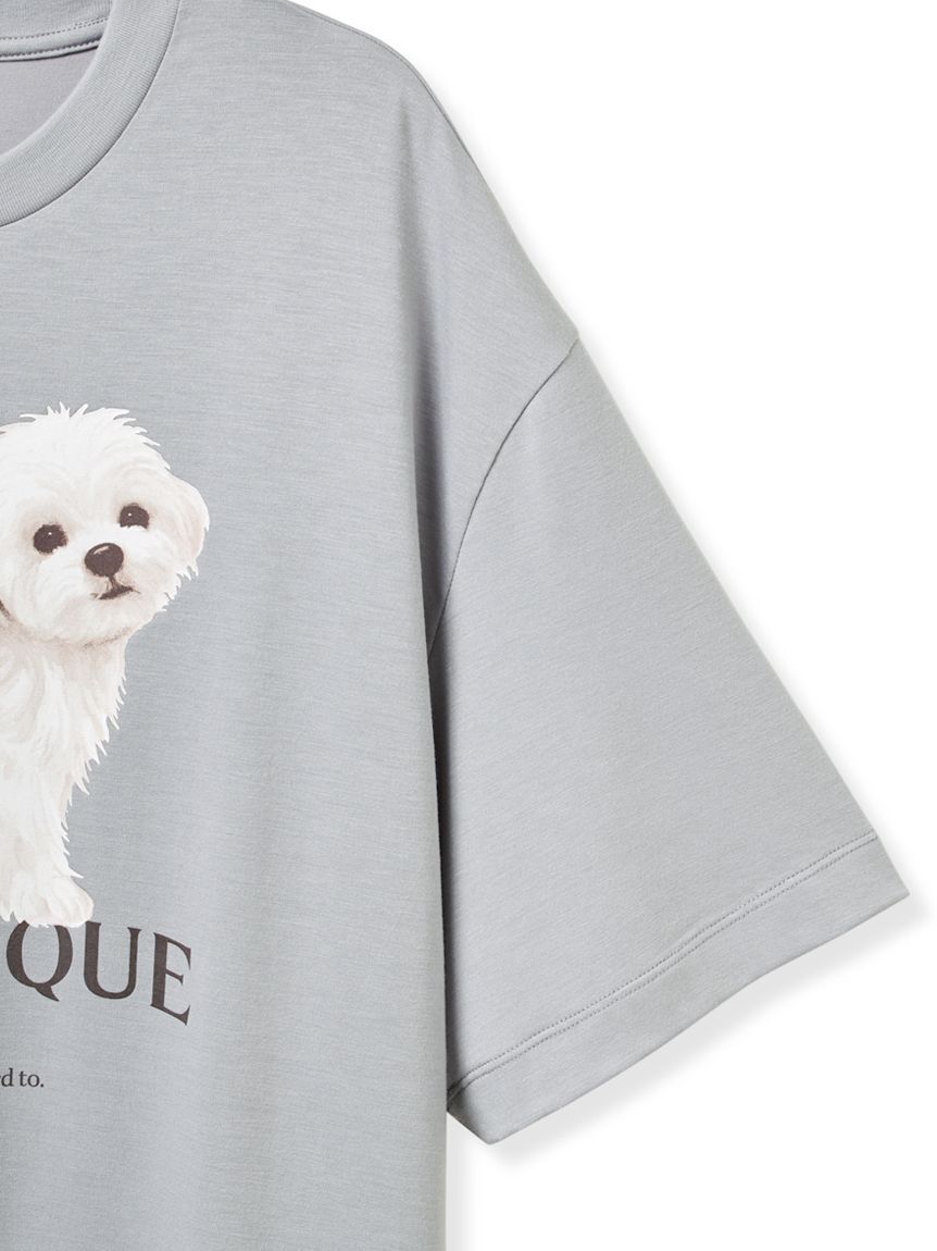 GELATO PIQUE HOMME「【HOMME】お散歩ドッグワンポイントTシャツ」|ルームウェア|