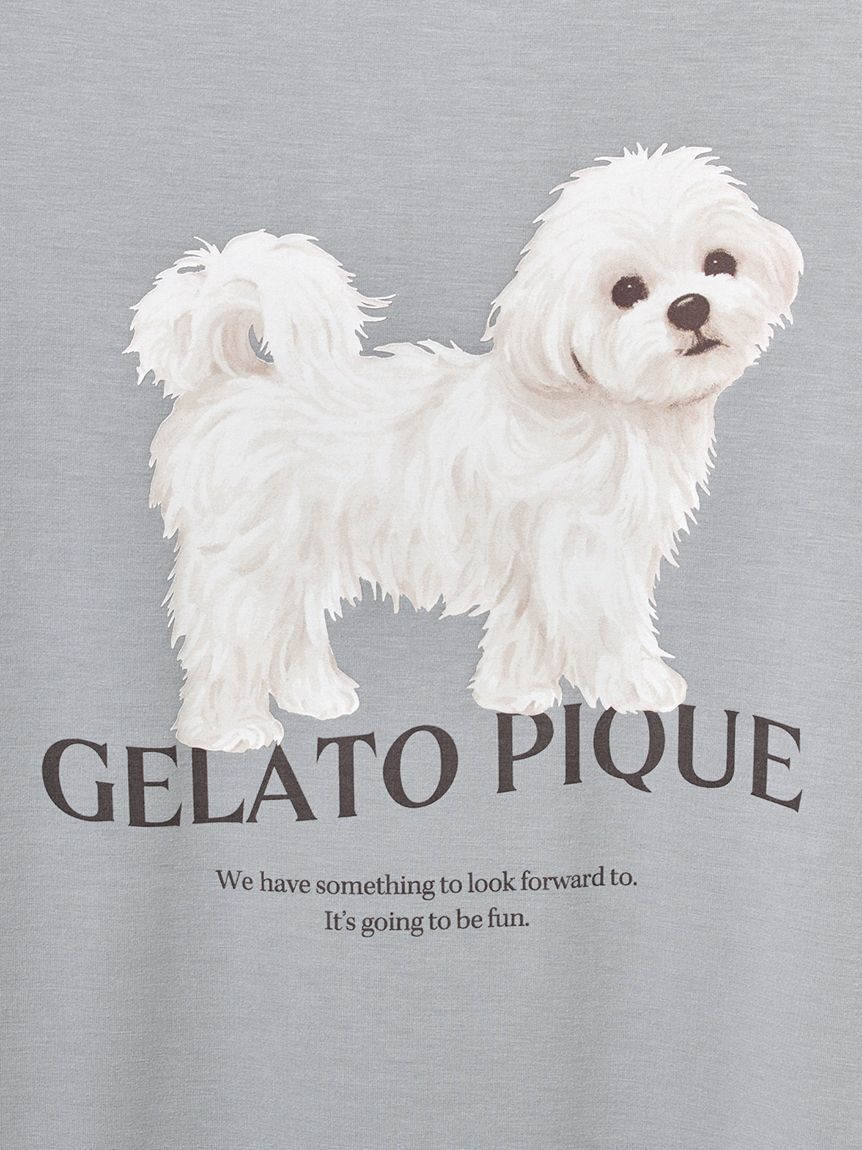 GELATO PIQUE HOMME「【HOMME】お散歩ドッグワンポイントTシャツ」|ルームウェア|