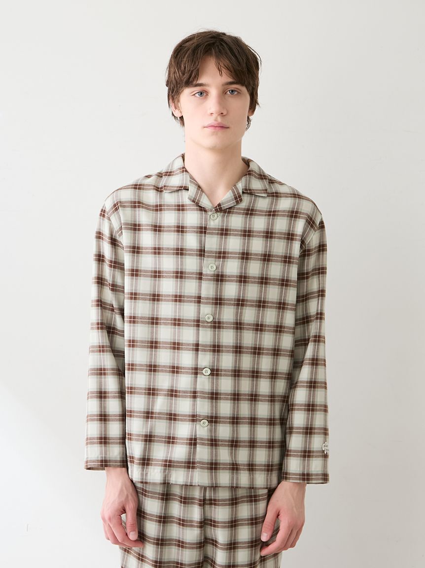 GELATO PIQUE HOMME「【HOMME】ソフトツイルチェックシャツ」|シャツ・ブラウス|