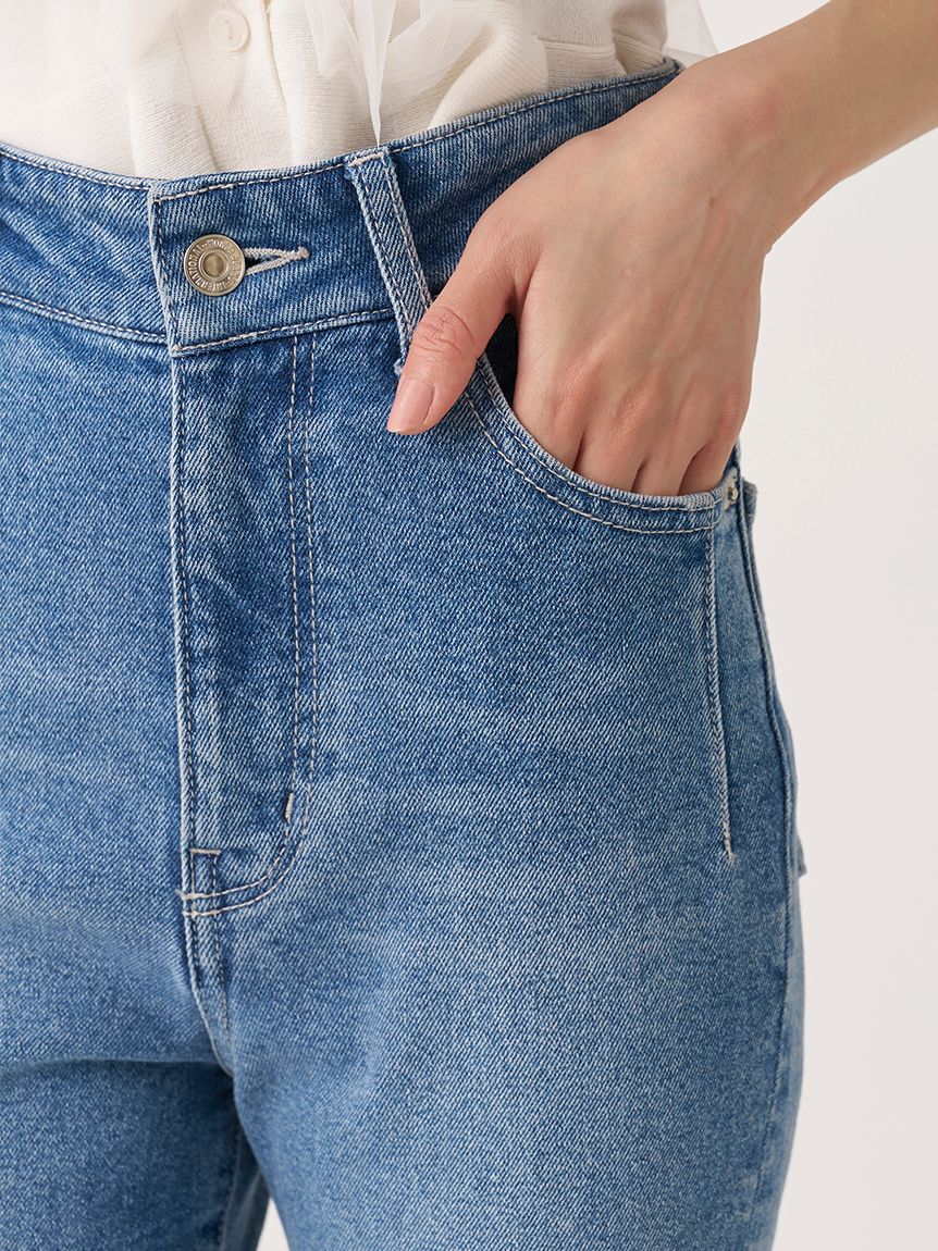 SNIDEL「【STYLE UP PANTS】フレアパンツ」|デニム|