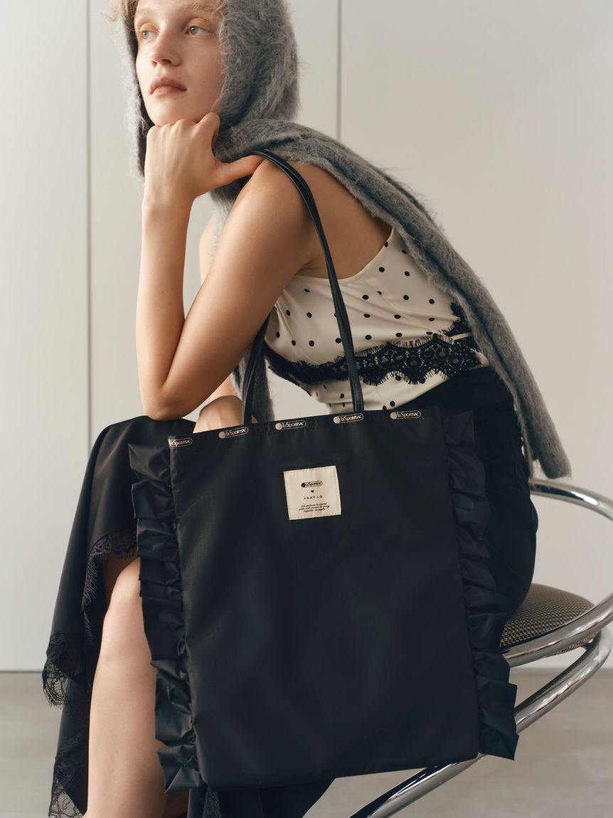 FRAY I.D「【LeSportsac&times; FRAY I.D】RF VERTICAL CITY TOTE」|ハンドバッグ|BLK
