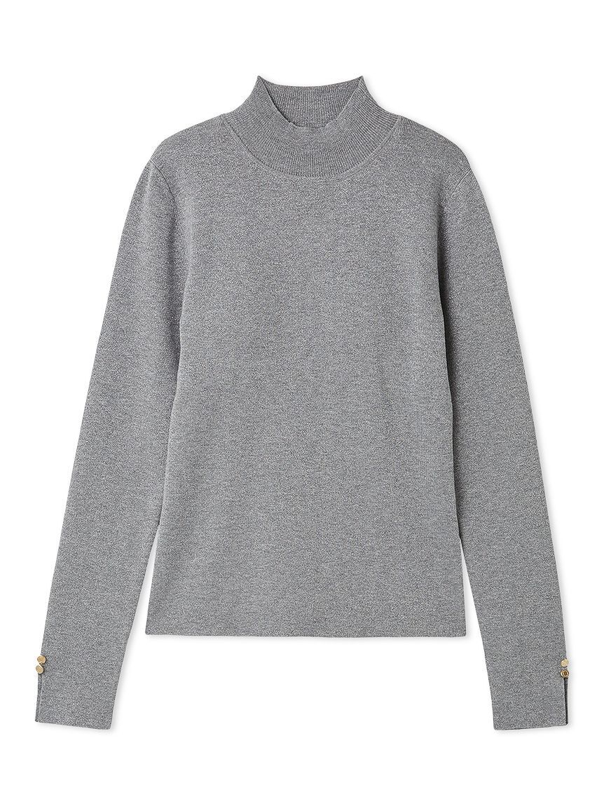 FRAY I.D「シルクブレンドバックオープンタートルニット」|ニット・セーター|GRY