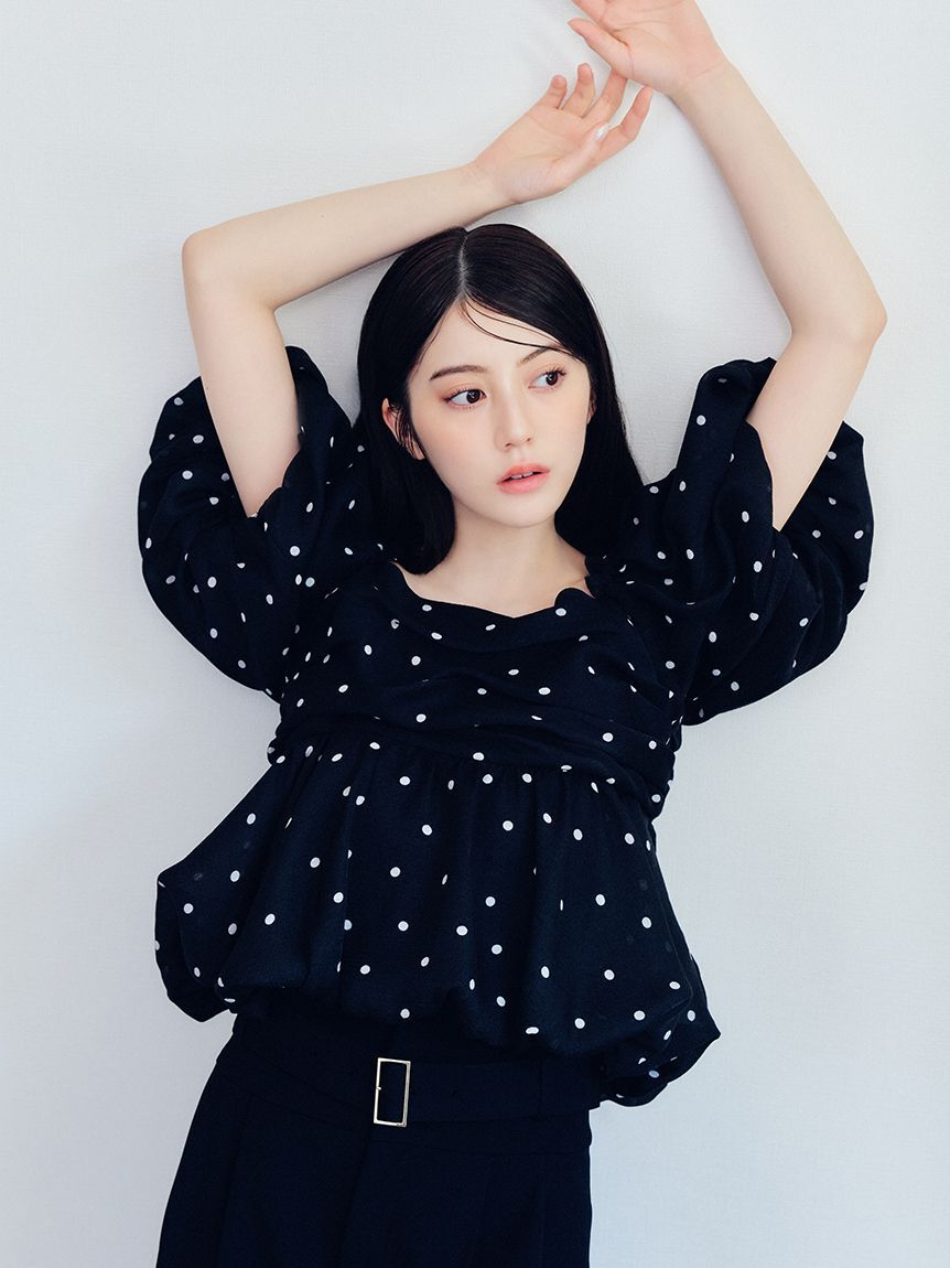 FRAY I.D「【WEB限定】オフショルパフスリーブブラウス／ウォッシャブル」|シャツ・ブラウス|