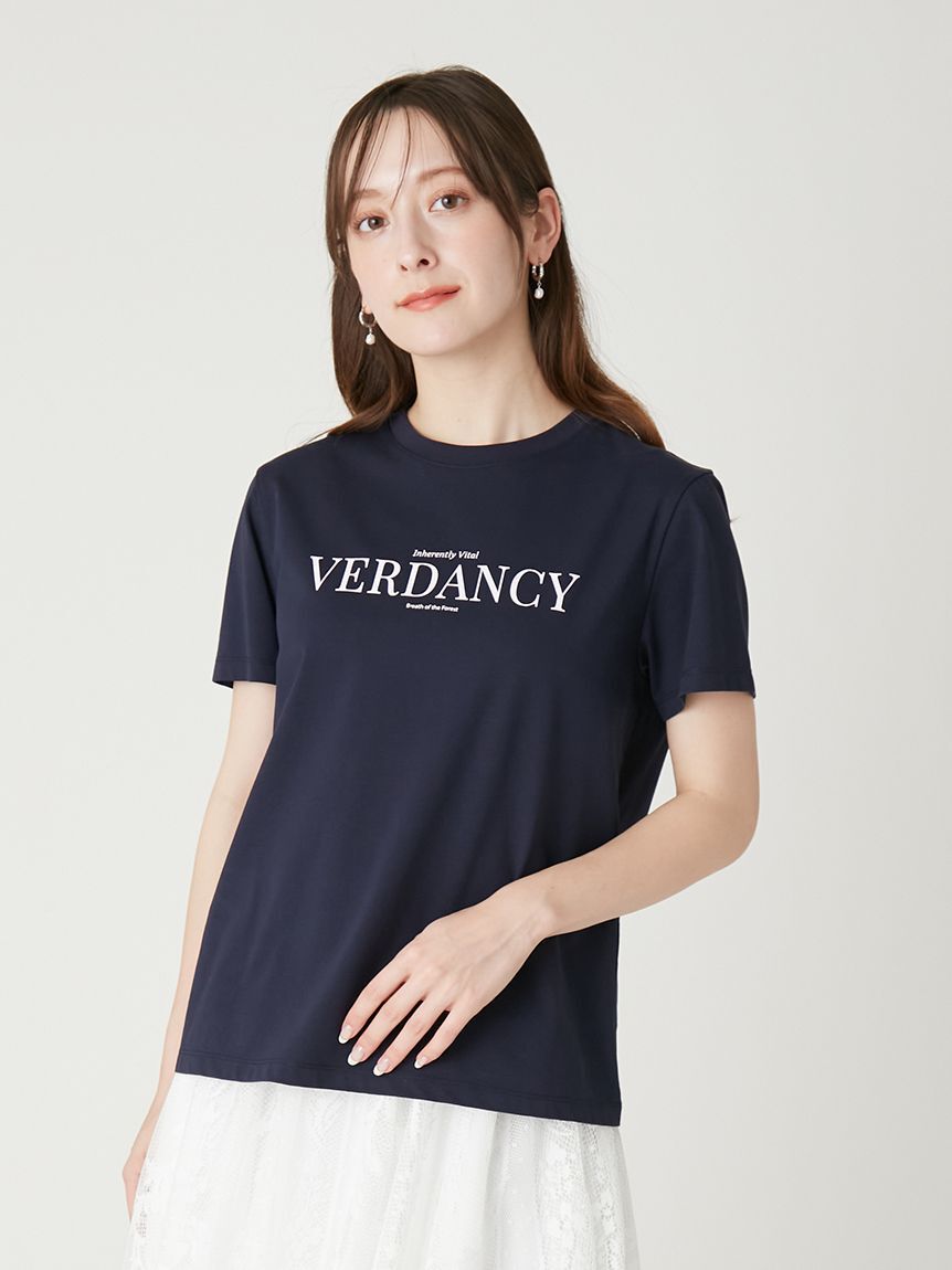FRAY I.D「タイプライターロゴプリントTシャツ」|Tシャツ・カットソー|